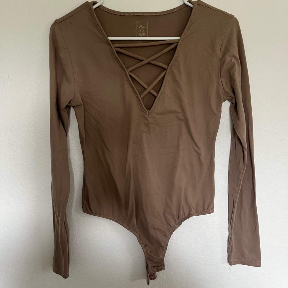 ME TO WE Criss Cross Body Suit